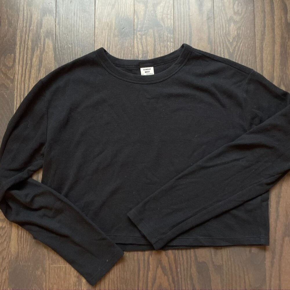 Sunday Best Baby Waffle Long Sleeve